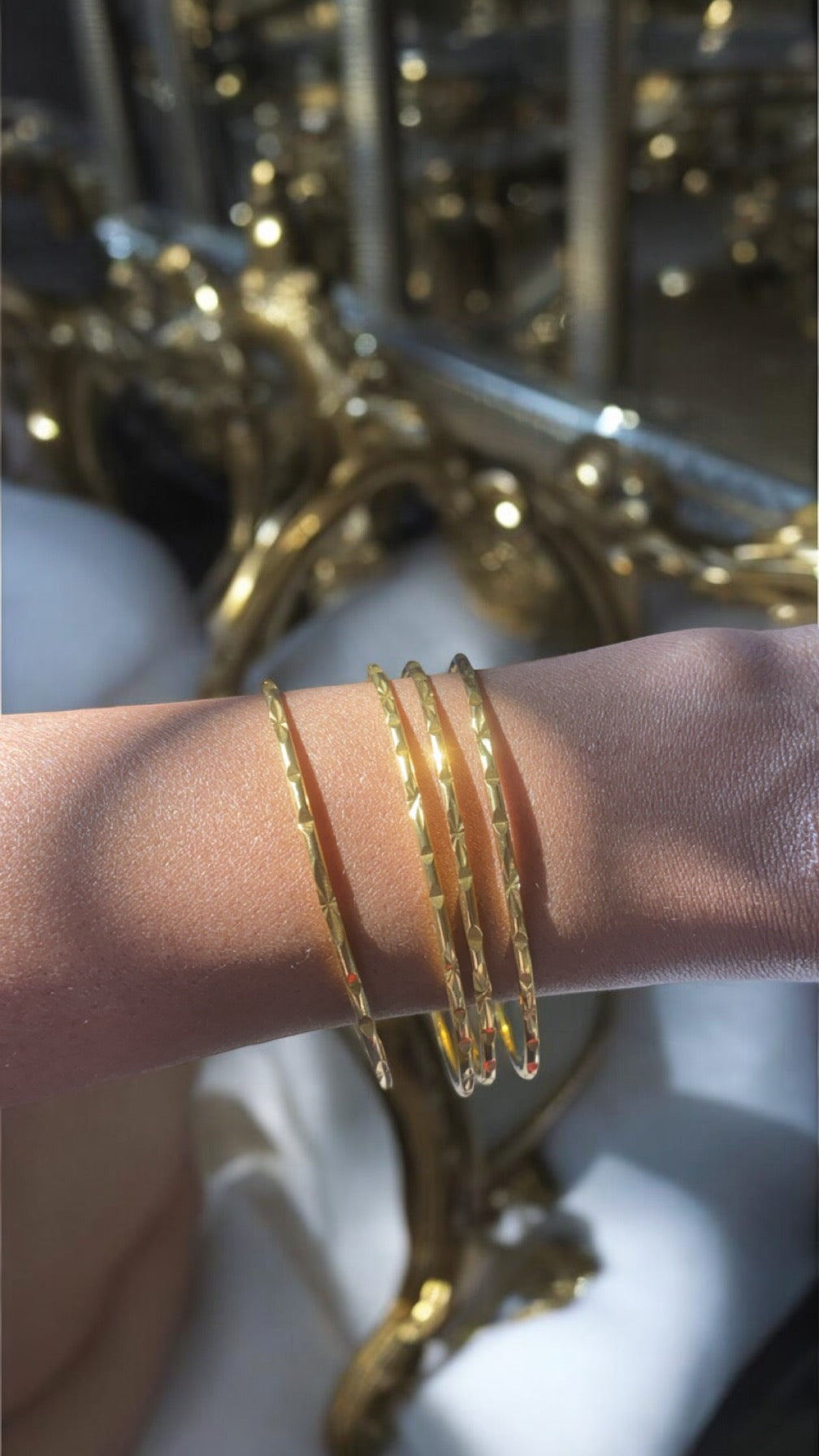 4 pcs. Buddhist Bangles Set